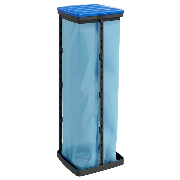 Vidaxl Garbage Bag porteurs 2 PCS 120 L pp noir et bleu
