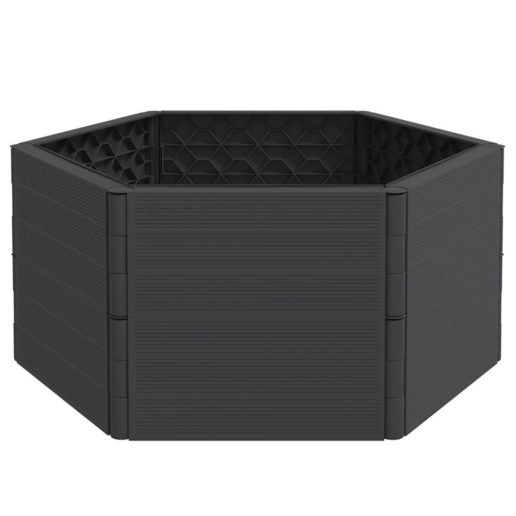Vidaxl planter pp anthracite -colored