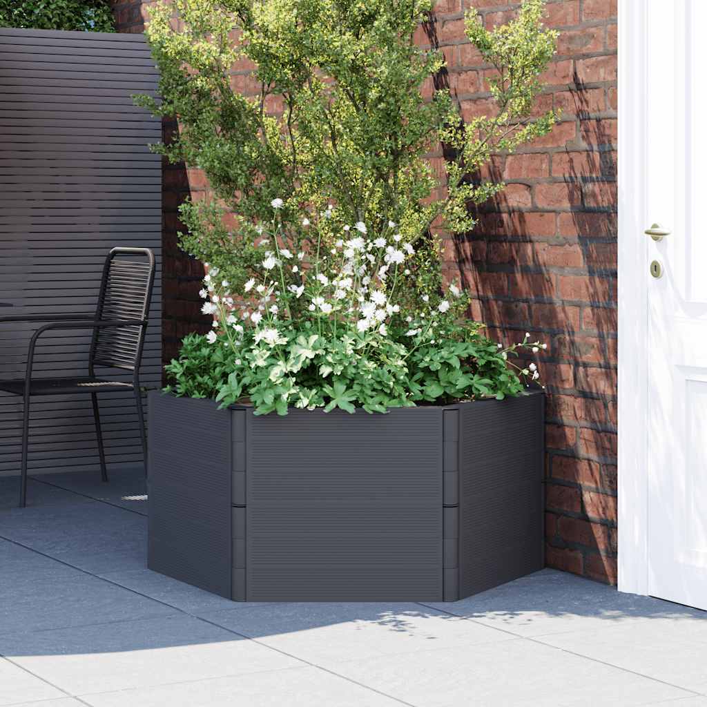 Vidaxl planter pp anthracite -colored