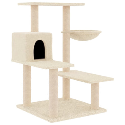 Vidaxl Cat Furniture avec Sisal Scratch Posts 82,5 cm Crème -Colored
