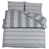 Vidaxl Duvet Crossing Set 200x200 cm Coton Grey