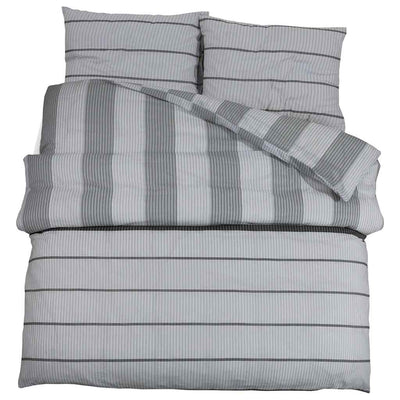 Vidaxx parure de couette 225x220 cm coton gris