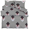 Vidaxx parure de couette 200x200 cm coton gris