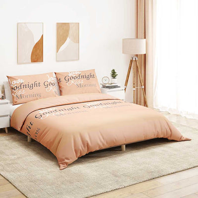Vidaxl Duvet Racelay Set 260x220 cm Coton Pink