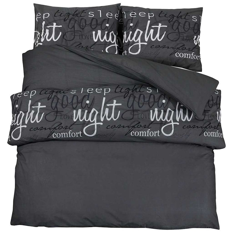 Ensemble de découverte de couette Vidaxl 240x220 cm Black