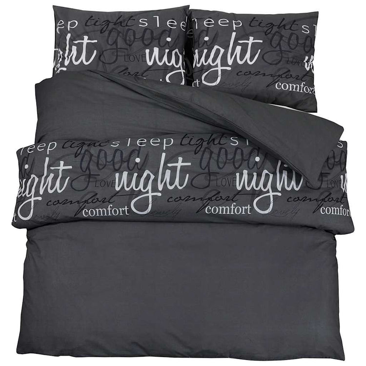 Ensemble de superposition de couette Vidaxl 135x200 cm Black