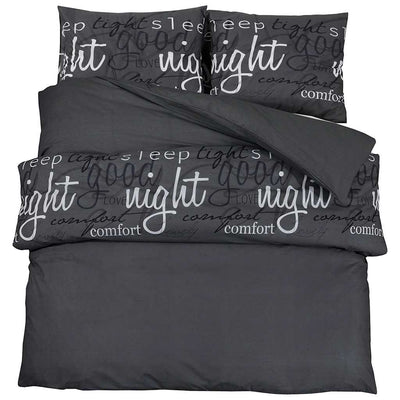 Ensemble de découverte de couette Vidaxl 225x220 cm Coton noir