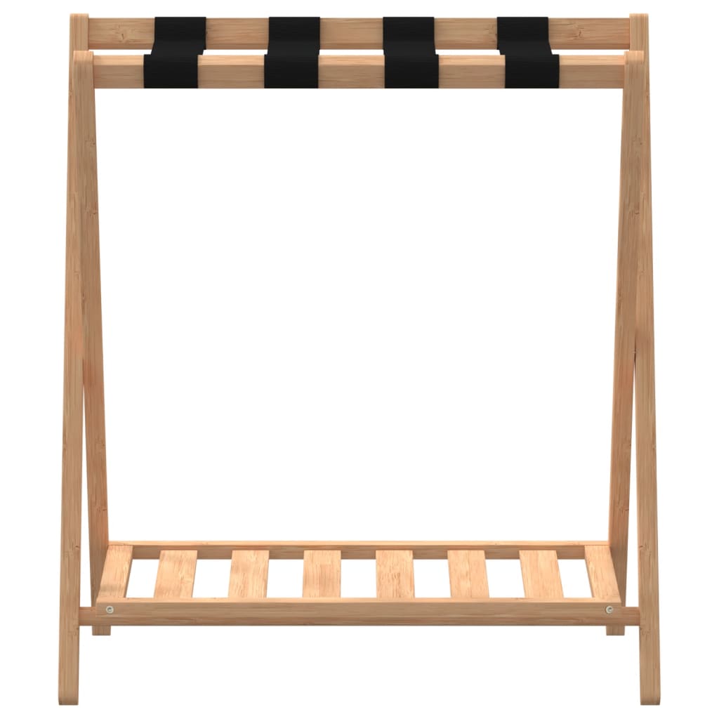 vidaxl Porte-bagages 68x38x58 cm Bambou