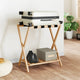 vidaxl Porte-bagages 68x38x58 cm Bambou