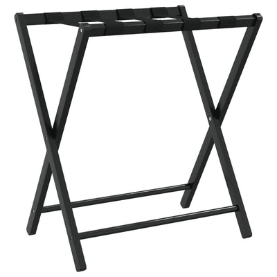 Rack à bagages Vidaxl 68,5x38x58 cm Bamboo noir