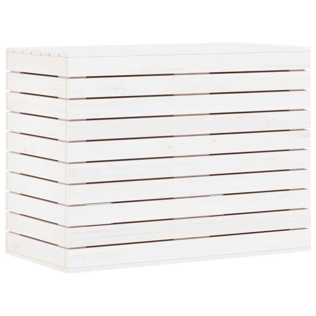 Vidaxl Basket 88.5x44x66 cm Pine solide blanc