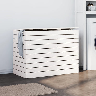 Vidaxl Basket 88.5x44x66 cm Pine solide blanc