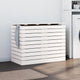 Vidaxl Basket 88.5x44x66 cm Pine solide blanc