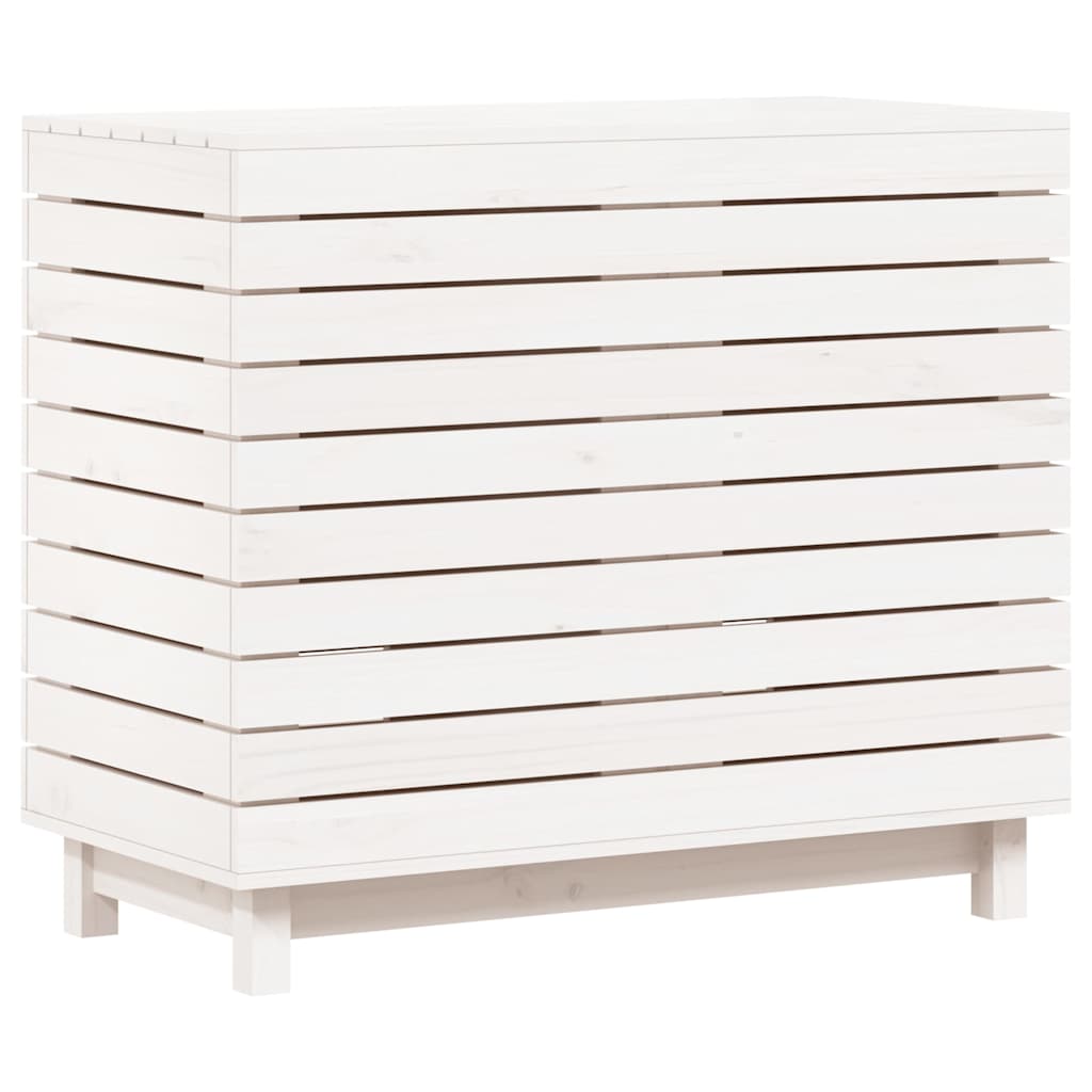 Vidaxl Basket 88.5x44x76 cm Pine solide blanc
