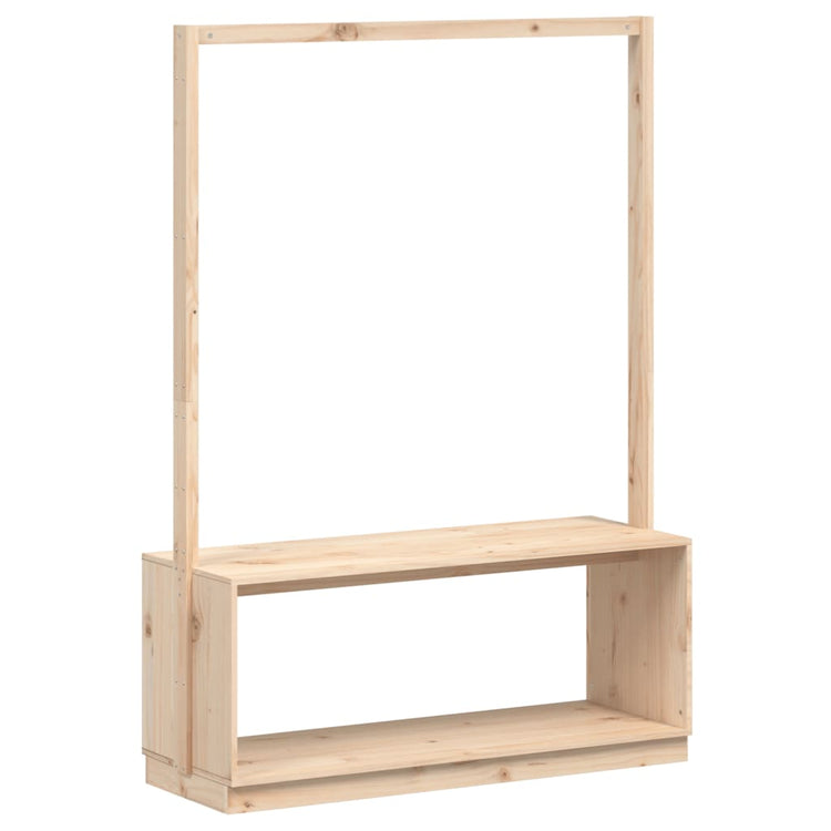 Armoire à chaussures de vêtements de vêtements vidaxl 113x40x157,5 cm de pine miel marron