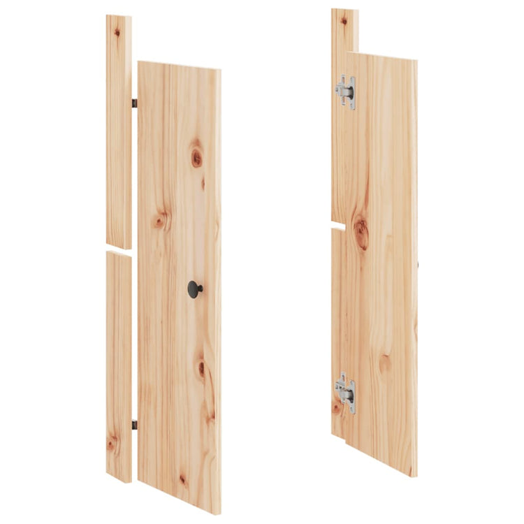 Portes d'armoire Vidaxl pour cuisine extérieure 50x9x82 cm en bois de pin massif