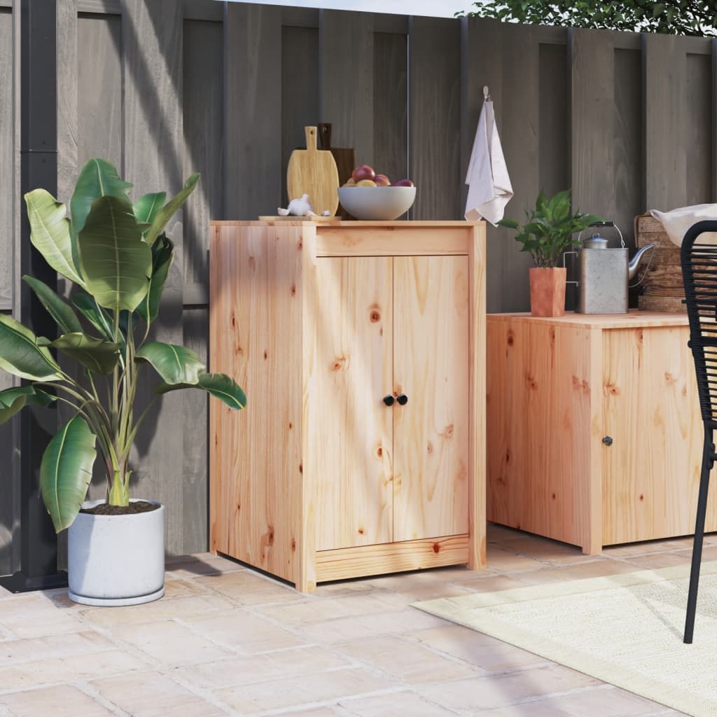 Portes d'armoire Vidaxl pour cuisine extérieure 50x9x82 cm en bois de pin massif