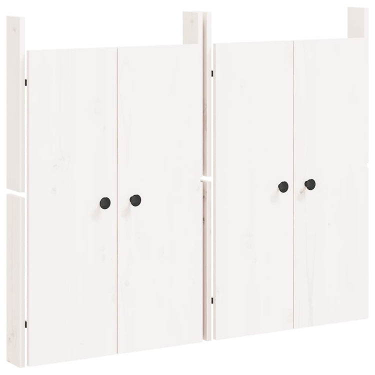 Portes d'armoire Vidaxl pour cuisine extérieure 2 ST 50x9x82 cm Bois de pin blanc