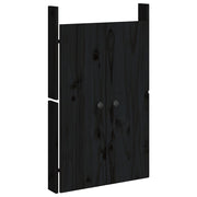 Portes d'armoire Vidaxl pour cuisine extérieure 50x9x82 cm Bois de pin noir - afbeelding 2