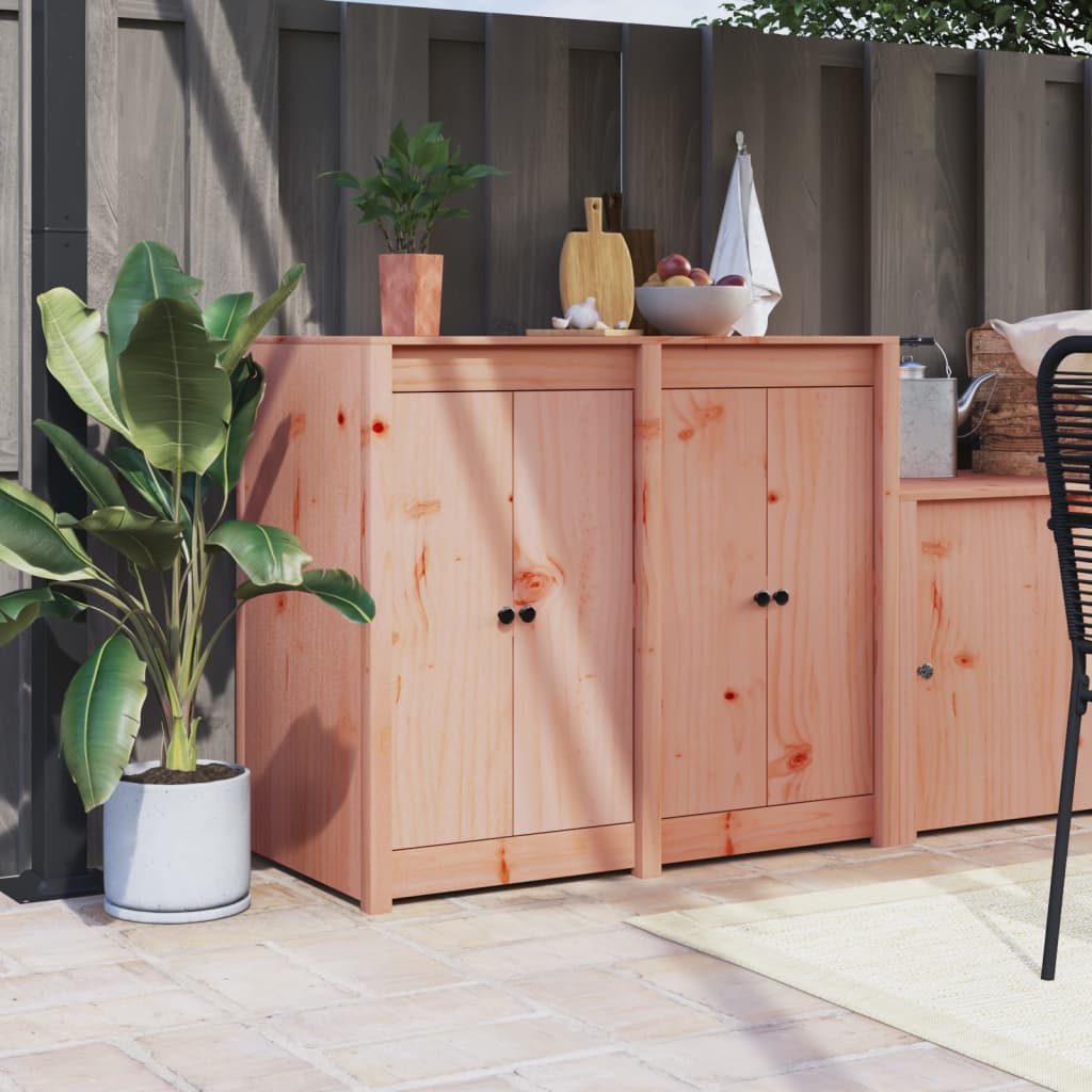 Portes d'armoire Vidaxl pour la cuisine extérieure 2 ST 50X9X82 CM DOUGLASHOUT
