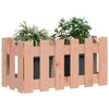 Boîte de planification Vidaxl avec conception de clôture 60x30x30 cm solide solide Dougohout