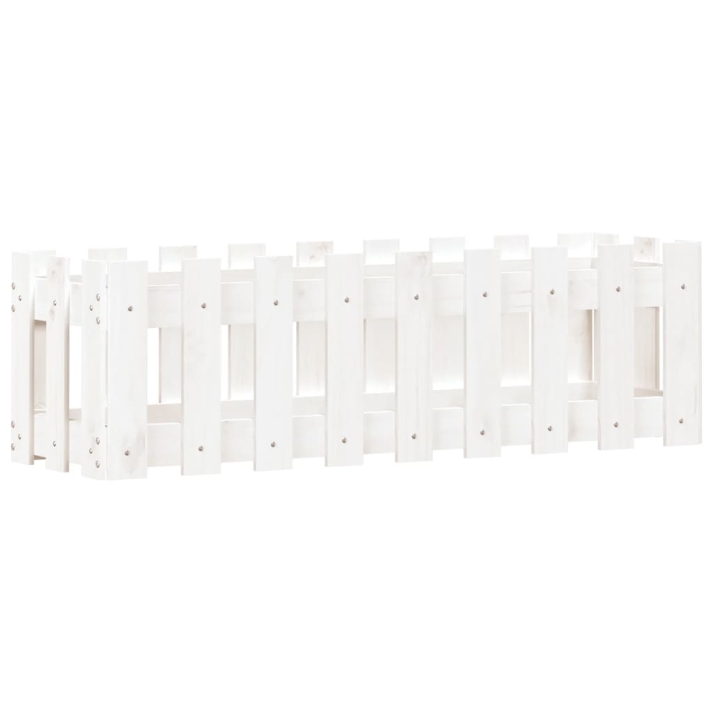 Vidaxl Planter Inssenté HEK Design 100x30x30 cm Pine Wit White