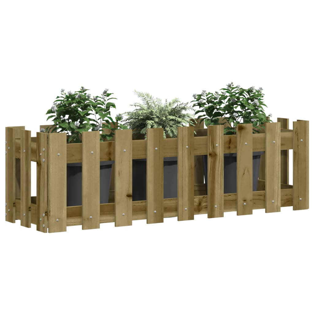 Vidaxl Planter Insense HEK Design 100x30x30 cm Bois imprégné