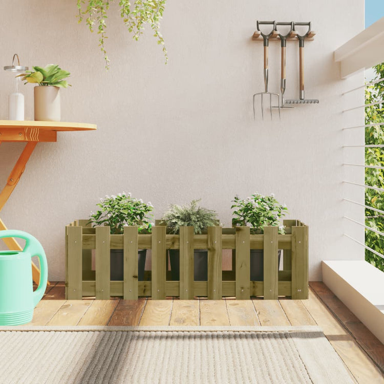 Vidaxl Planter Insense HEK Design 100x30x30 cm Bois imprégné