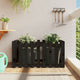 Vidaxl Planter Insense HEK Design 100x50x50 cm Pine Wood Black