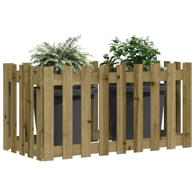 Vidaxl Planter Insense HEK Design 100x50x50 cm Bois imprégné