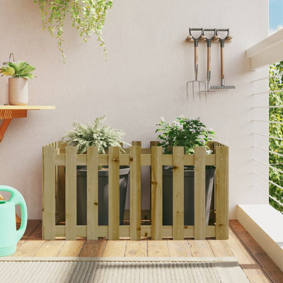 Vidaxl Planter Insense HEK Design 100x50x50 cm Bois imprégné