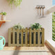 Vidaxl Planter Insense HEK Design 100x50x50 cm Bois imprégné