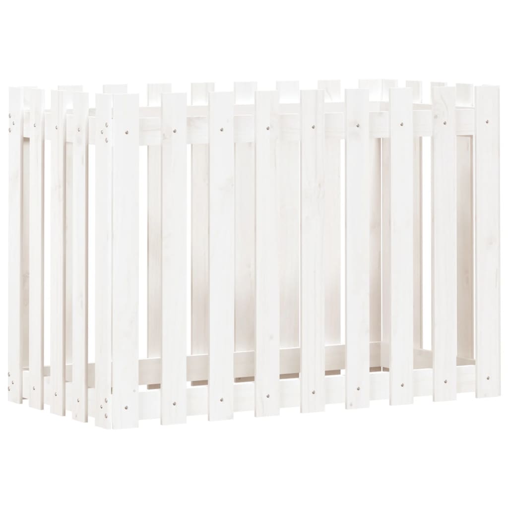 Vidaxl Planter Insense HEK Design 100x50x70 cm Pine Wit White