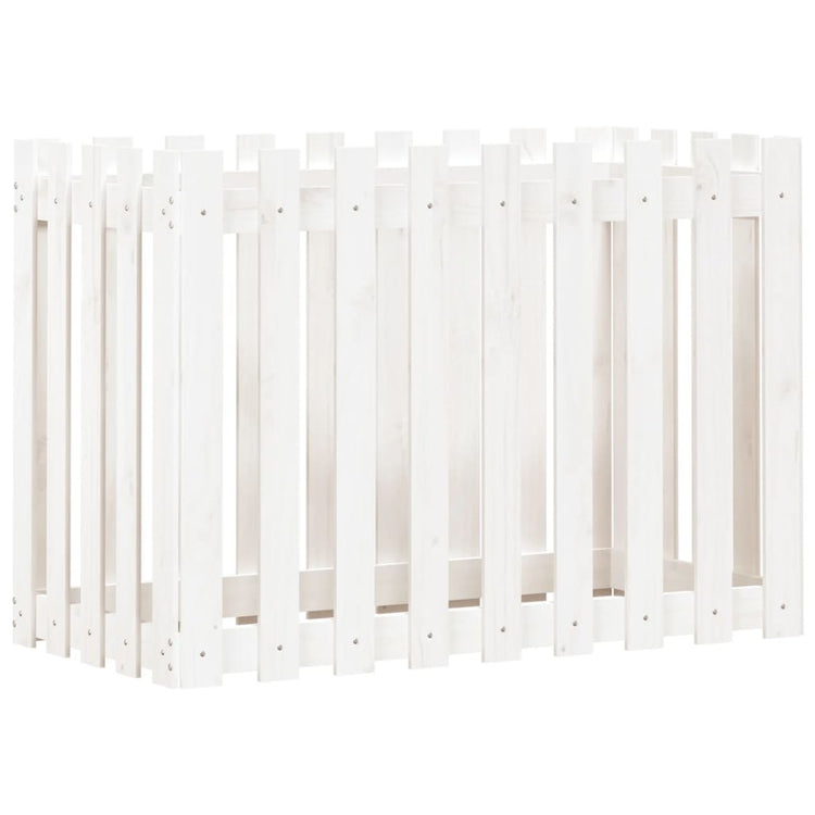 Vidaxl Planter Insense HEK Design 100x50x70 cm Pine Wit White