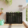Vidaxl planter insenté HEK Design 100x50x70 cm Bois de pin noir