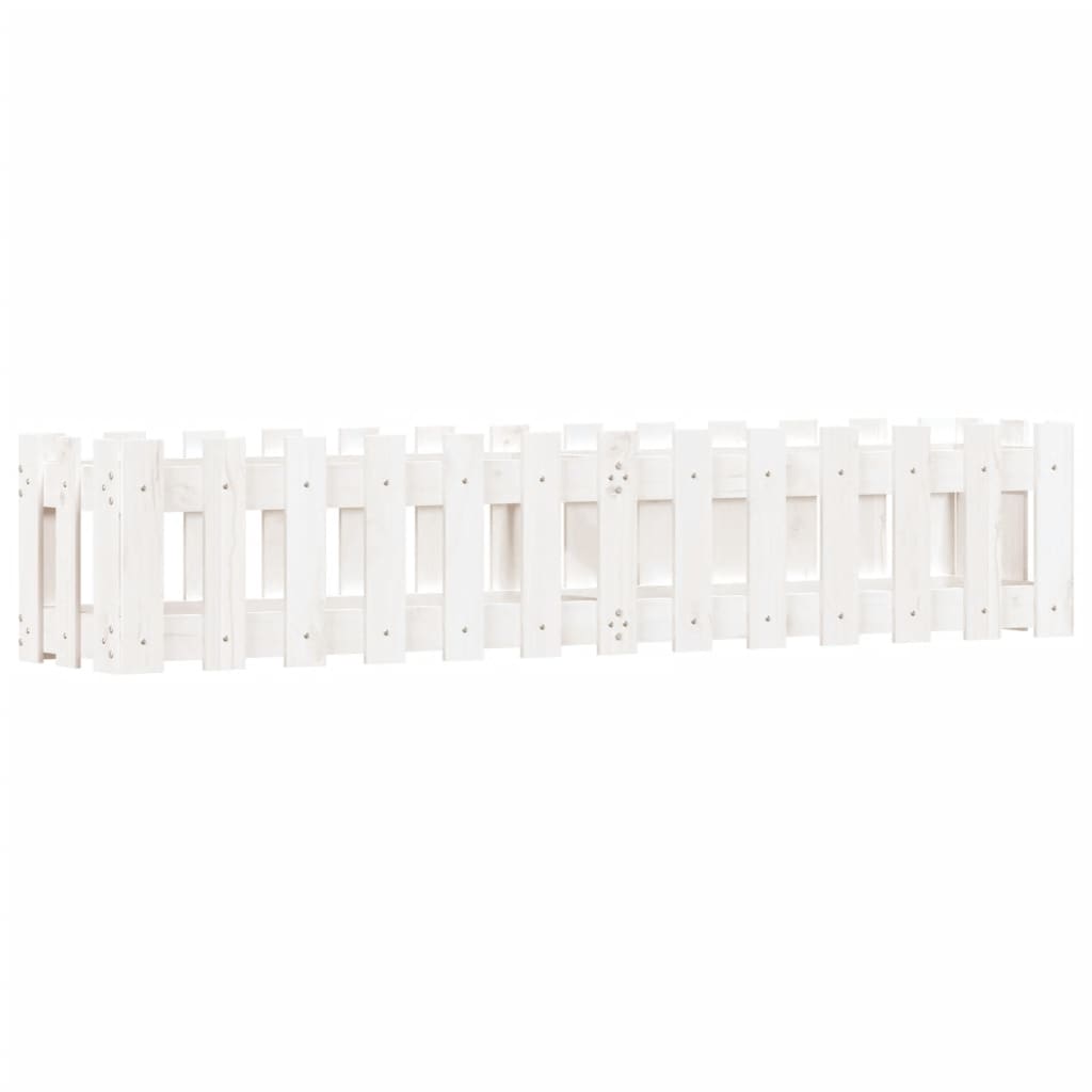 Vidaxl Planter Insense HEK Design 150x30x30 cm Pine Wood White