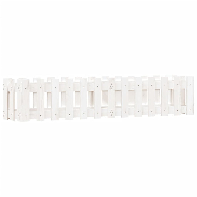 Vidaxl Planter Insense HEK Design 150x30x30 cm Pine Wood White