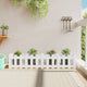 Vidaxl Planter Insense HEK Design 150x30x30 cm Pine Wood White