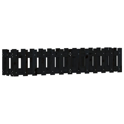 Vidaxl Planter Insense HEK Design 150x30x30 cm Bois de pin noir
