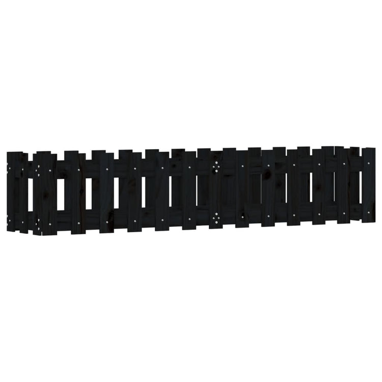 Vidaxl Planter Insense HEK Design 150x30x30 cm Bois de pin noir