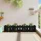 Vidaxl Planter Insense HEK Design 150x30x30 cm Bois de pin noir