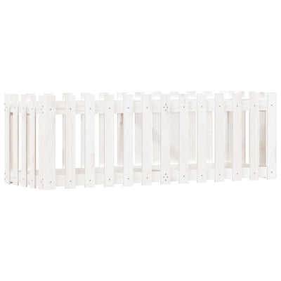 Vidaxl Planter Insense HEK Design 150x50x50 cm Pine Wood White