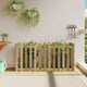 Vidaxl planter inséré HEK Design 150x50x70 cm Bois imprégné