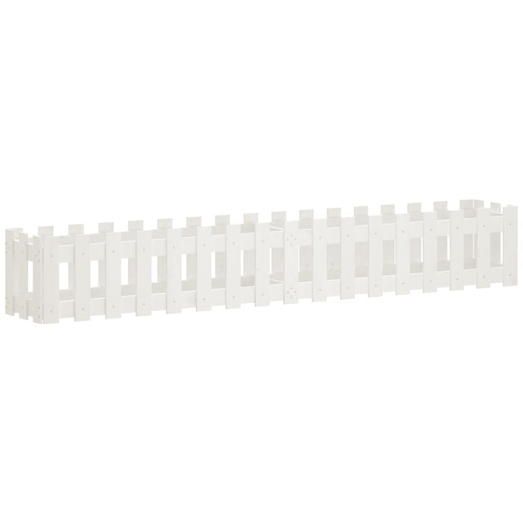 Vidaxl Planter Insense HEK Design 200x30x30 cm Pine Wit White