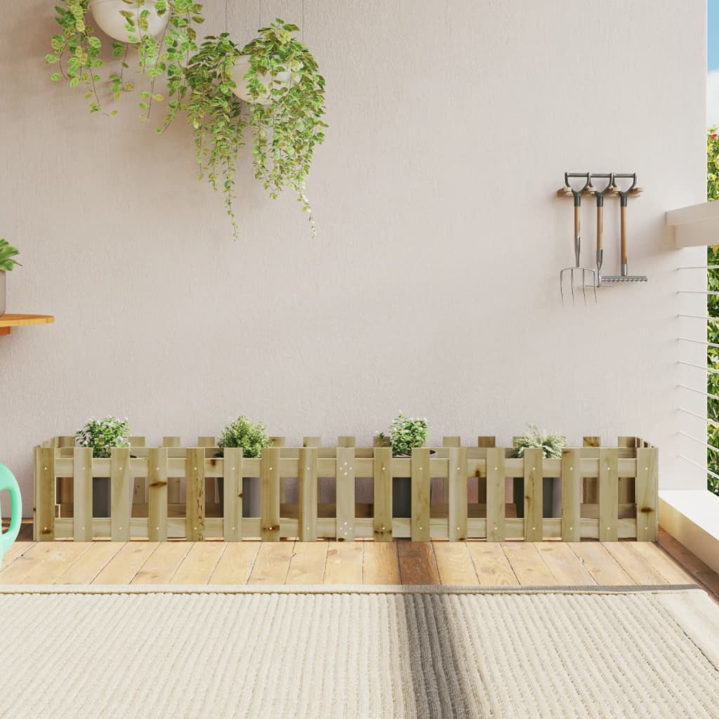 Vidaxl Planter Inssenté HEK Design 200x30x30 cm Bois imprégné