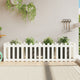 Vidaxl planteur insensible HEK Design 200x50x50 cm pin avec blanc