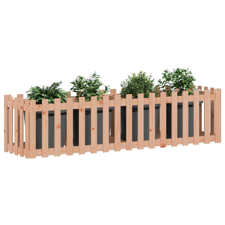 Vidaxl Planter Augmentation de la conception HEK 200x50x50 cm Douglashout solide