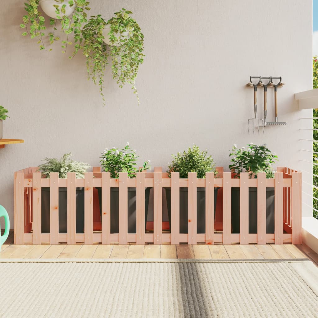 Vidaxl Planter Augmentation de la conception HEK 200x50x50 cm Douglashout solide