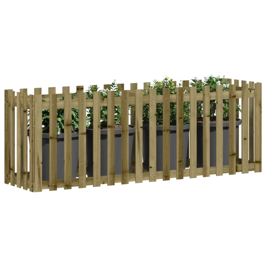 Vidaxl Planning Box Rested HEK Design 200x50x70 cm Bois imprégné