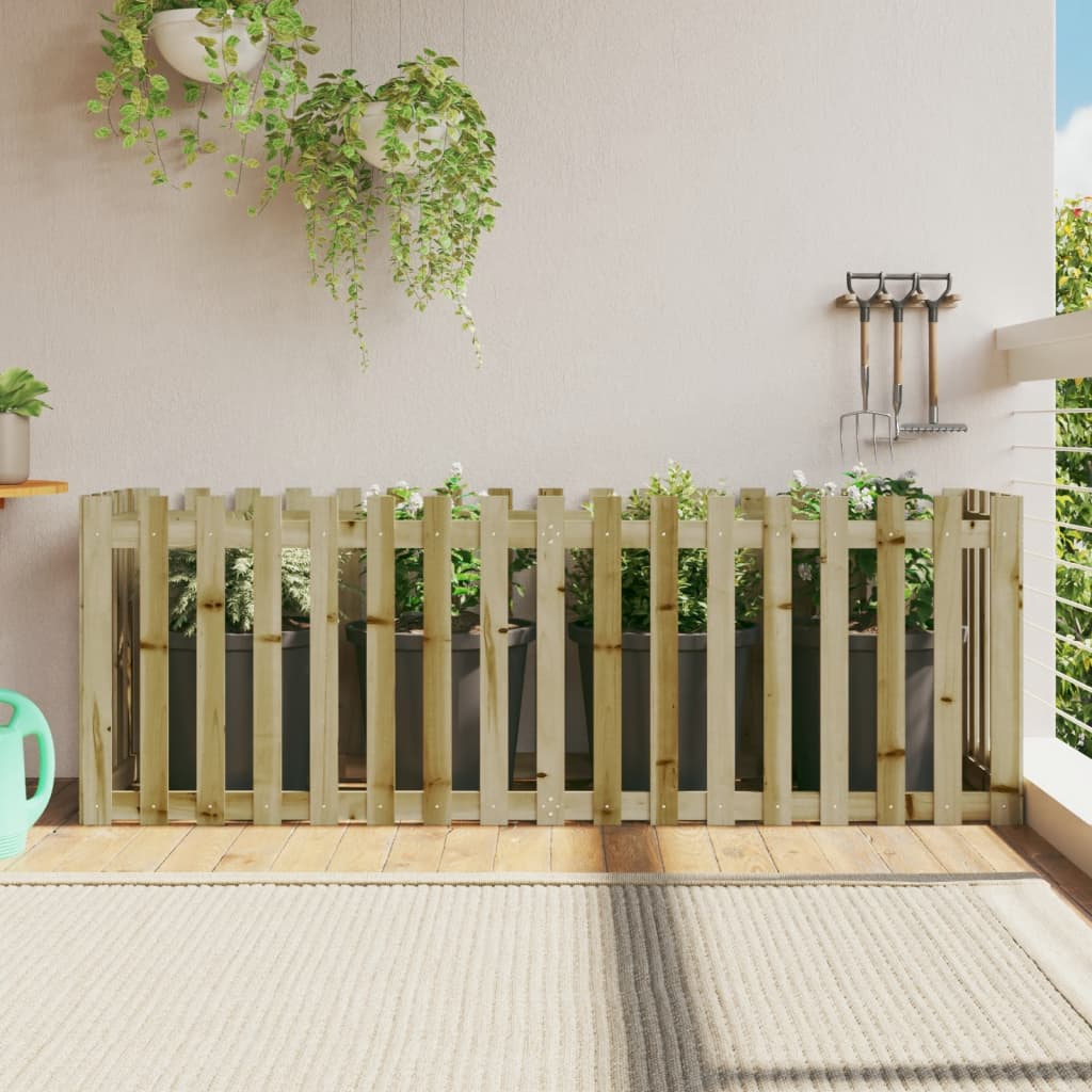 Vidaxl Planning Box Rested HEK Design 200x50x70 cm Bois imprégné